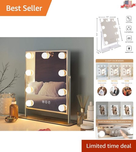 Portable lighted vanity mirror - lighted,
